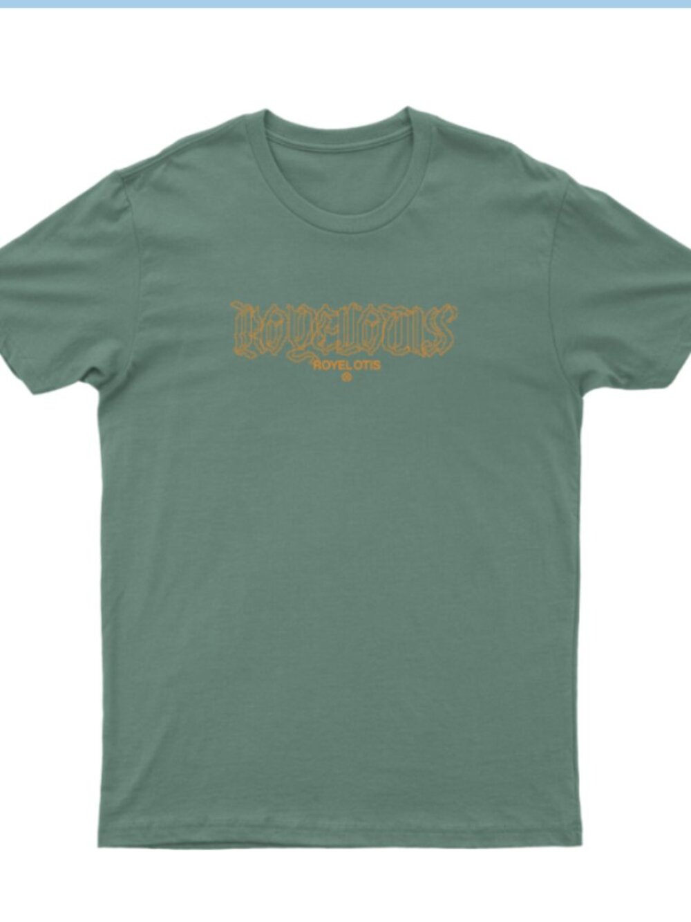 NWT Royel Otis Sofa Kings Green Embroidered Tshirt XL ascolour austrailia UNISEX